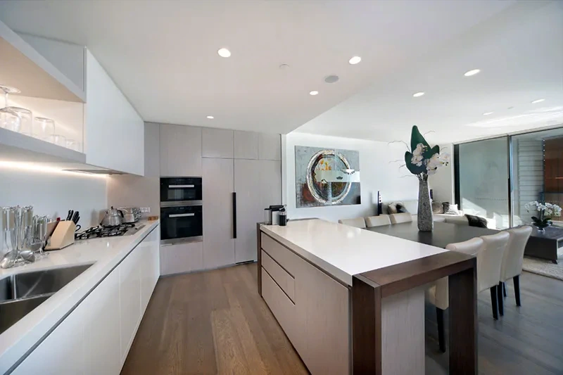 Chef's kitchen with premium appliances