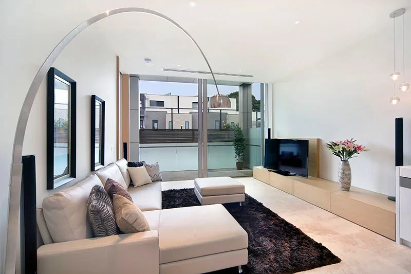 Penthouse open-plan living in Brighton