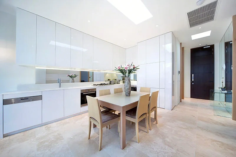 Gourmet Miele kitchen and dining
