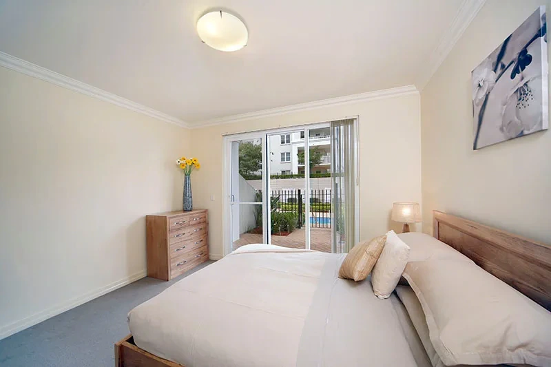 Master bedroom with built-in wardrobes in Breakfast Point