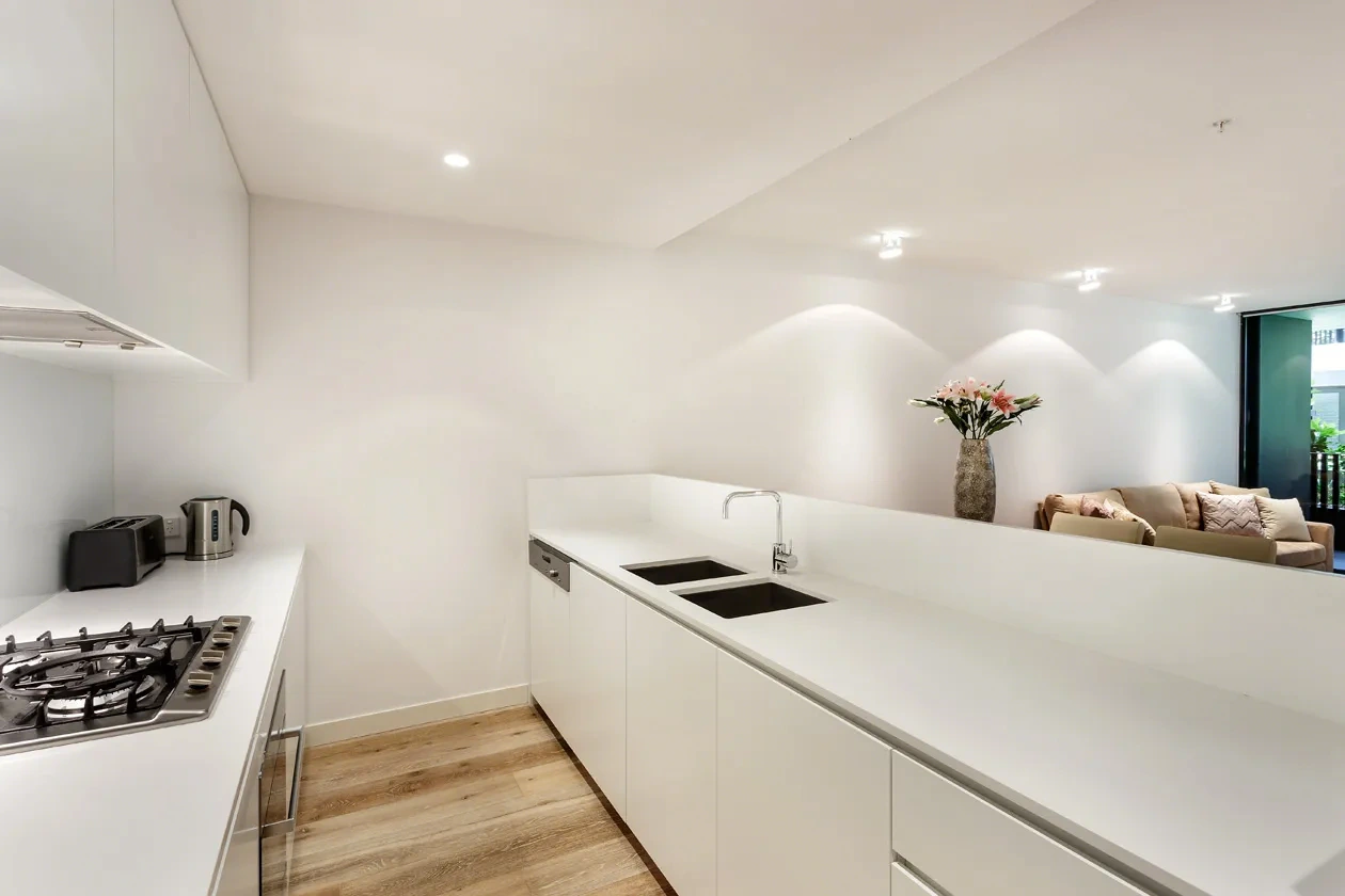 Furnished kitchen appointed to The Westprecinct Standard