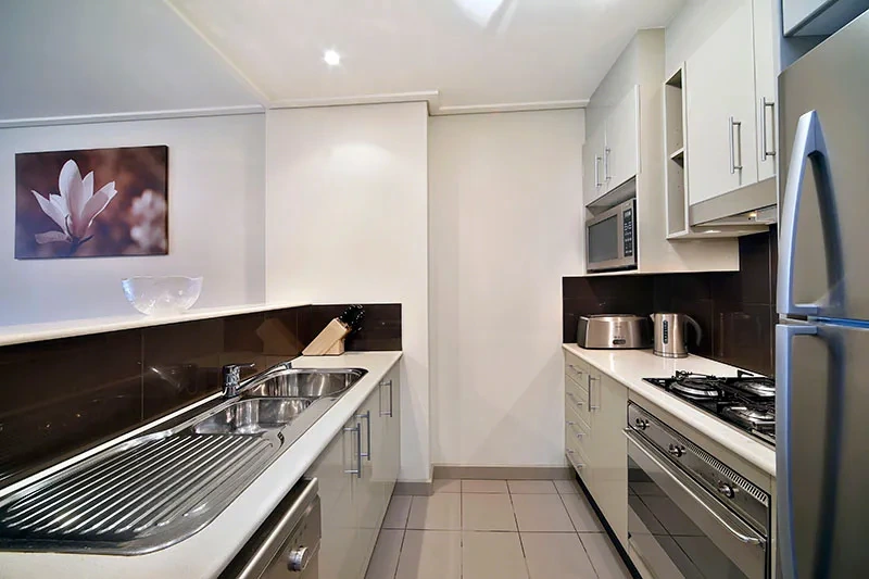 Modern kitchen with quality fittings and appliances