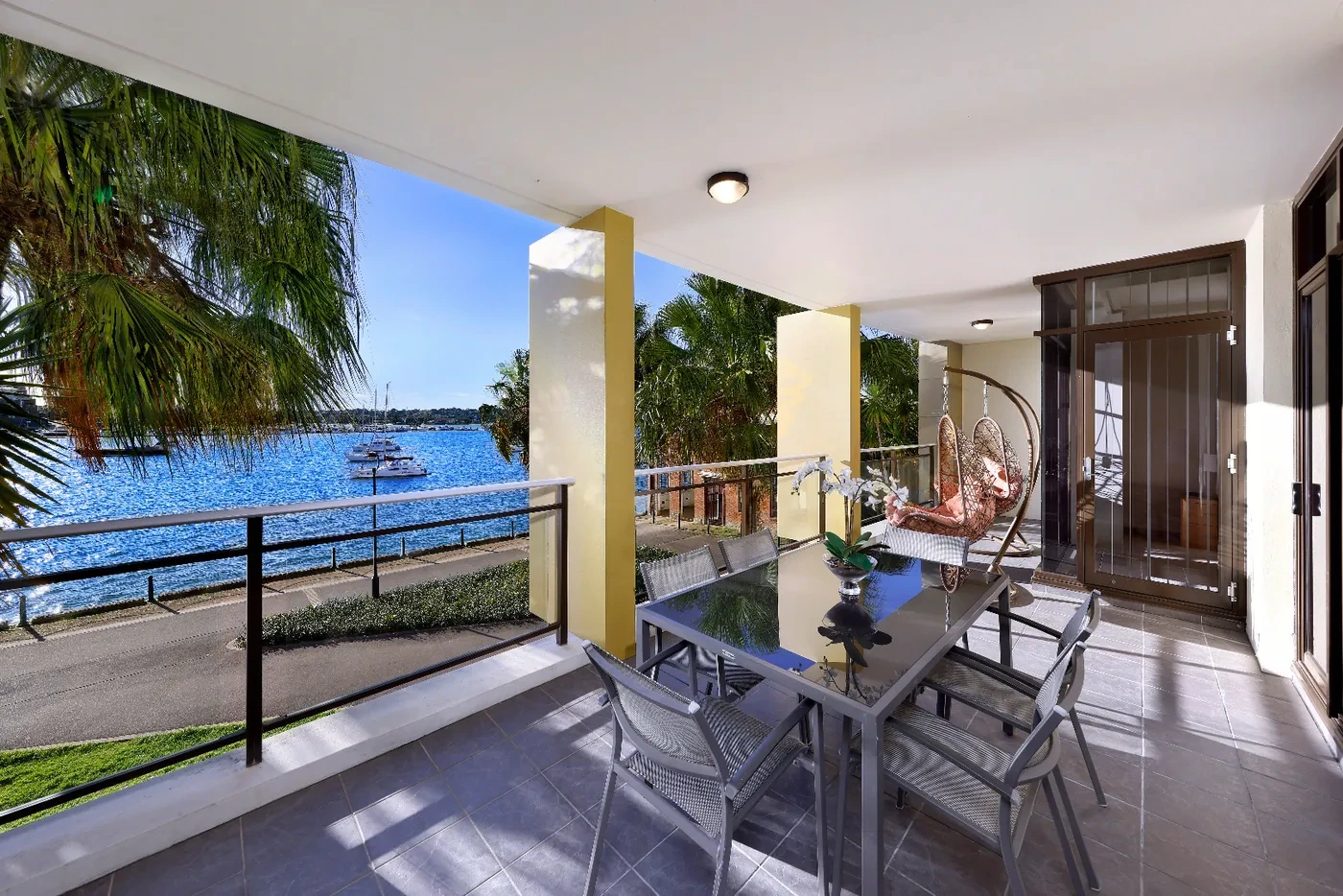Enormous waterfront balcony with grand-scale Sydney Harbour views in Rozelle