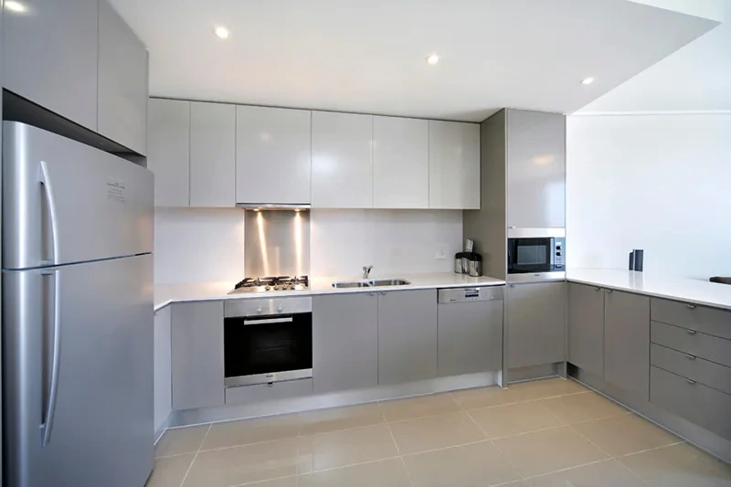 Fully equipped kitchen at the Wentworth Point residence